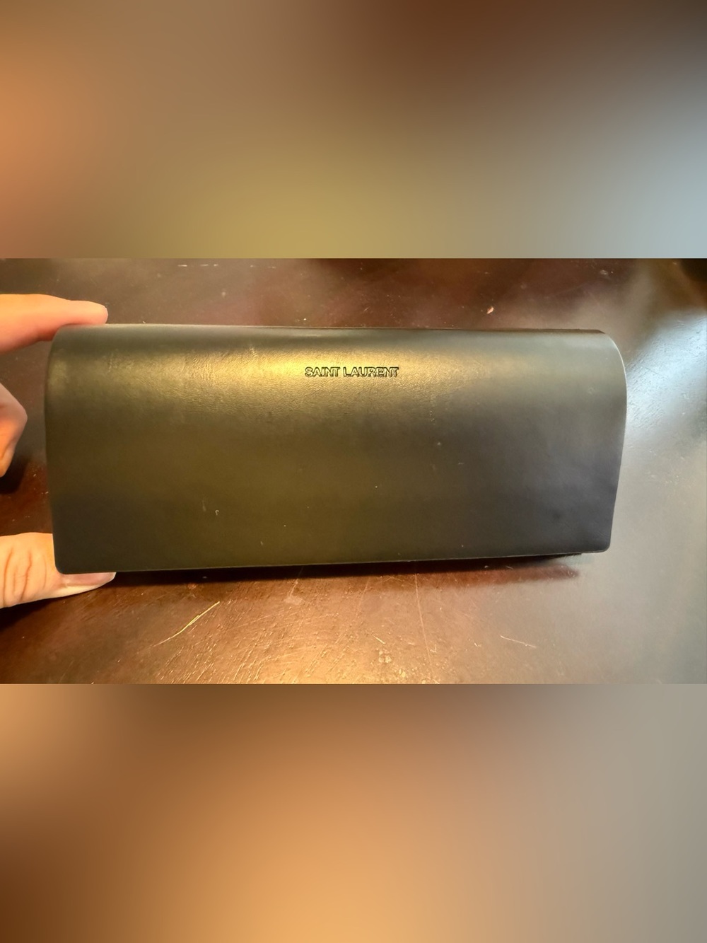 YSL Saint Laurent Case ONLY Eyeglasses Sunglasses in Black
